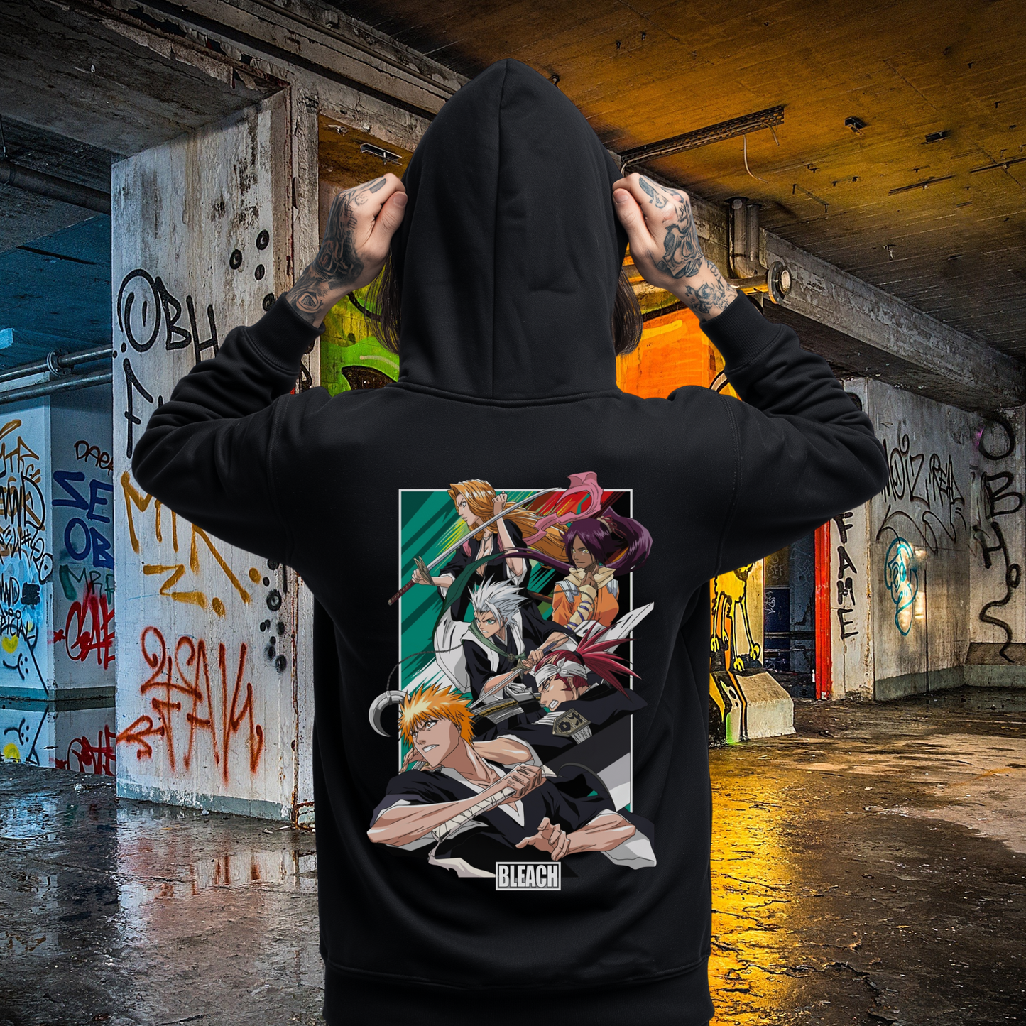 Bleach Zip Up Hoodie