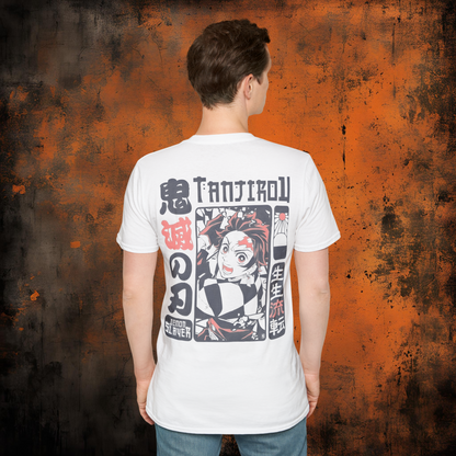 Demon Slayer - Tanjiro Kamado White Tee 2 | Anime Graphic Tee
