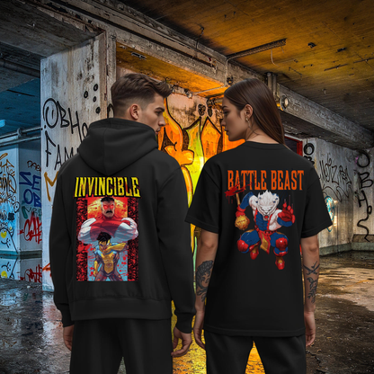 Invincible Full Zip Up Hoodie