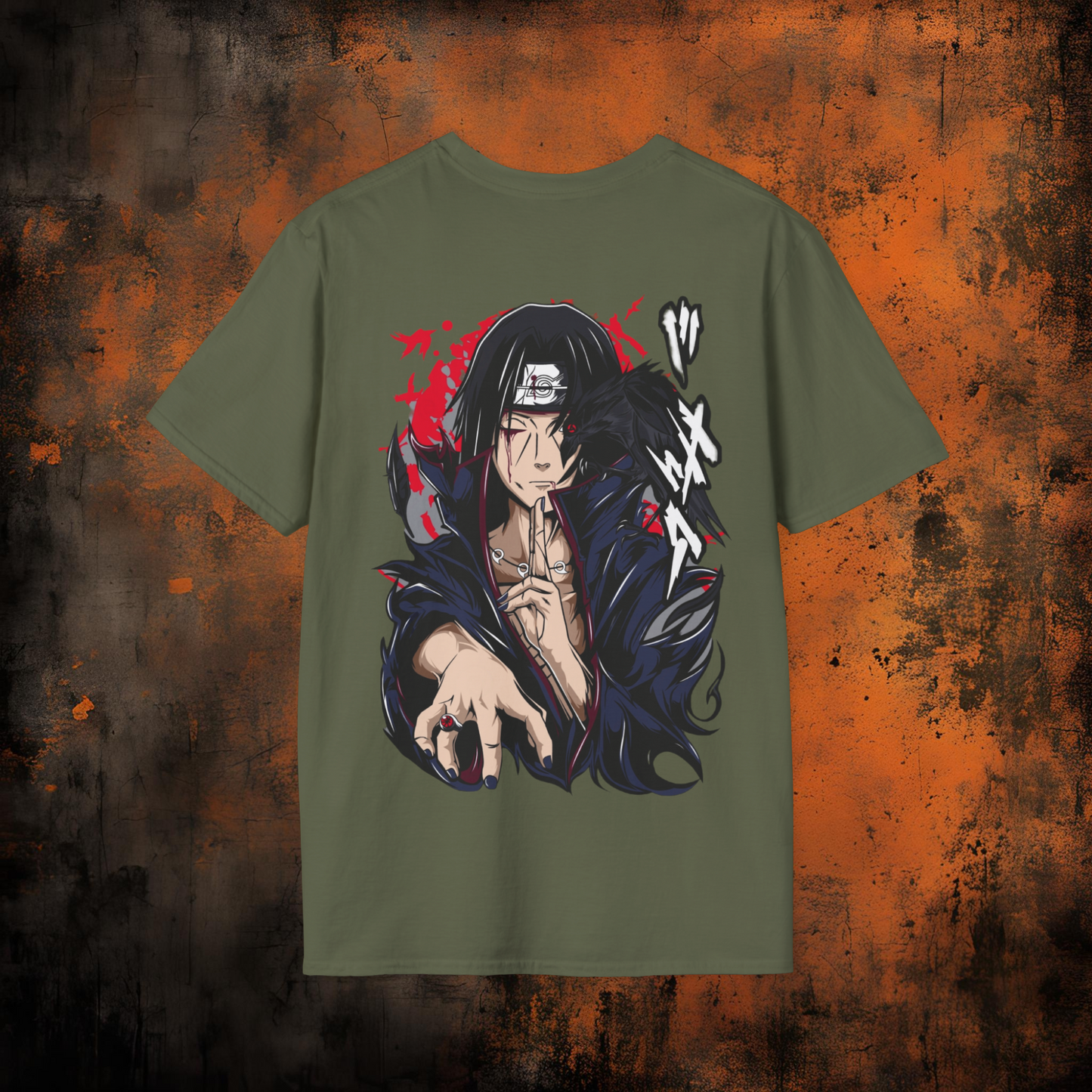 Naruto - Itachi Uchiha - Crows | Anime Graphic Tee