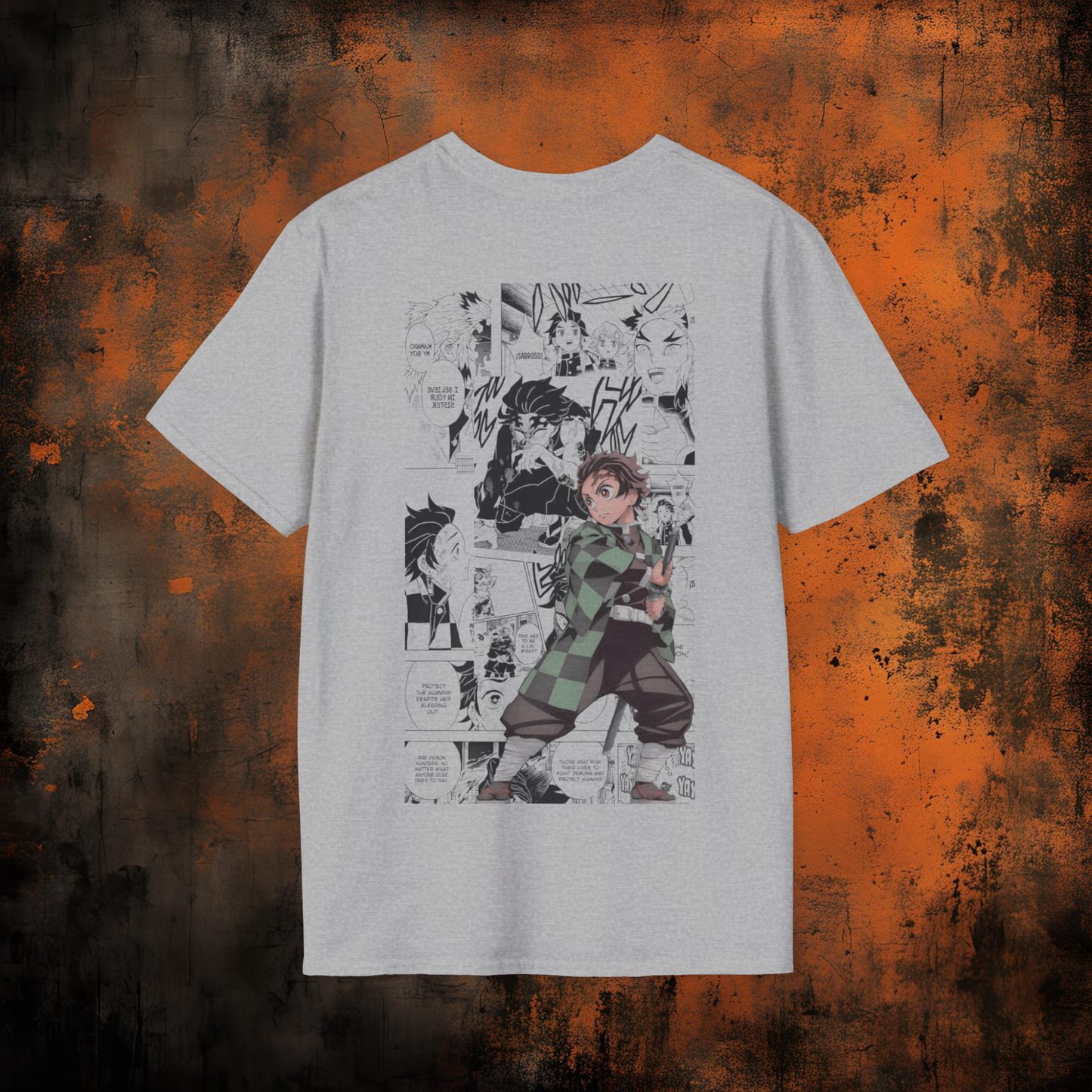 Demon Slayer - Tanjiro Kamado White Tee | Anime Graphic Tee