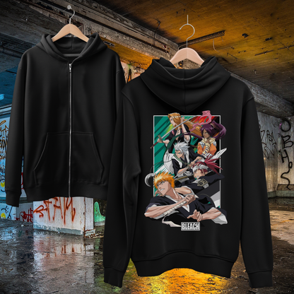 Bleach Zip Up Hoodie