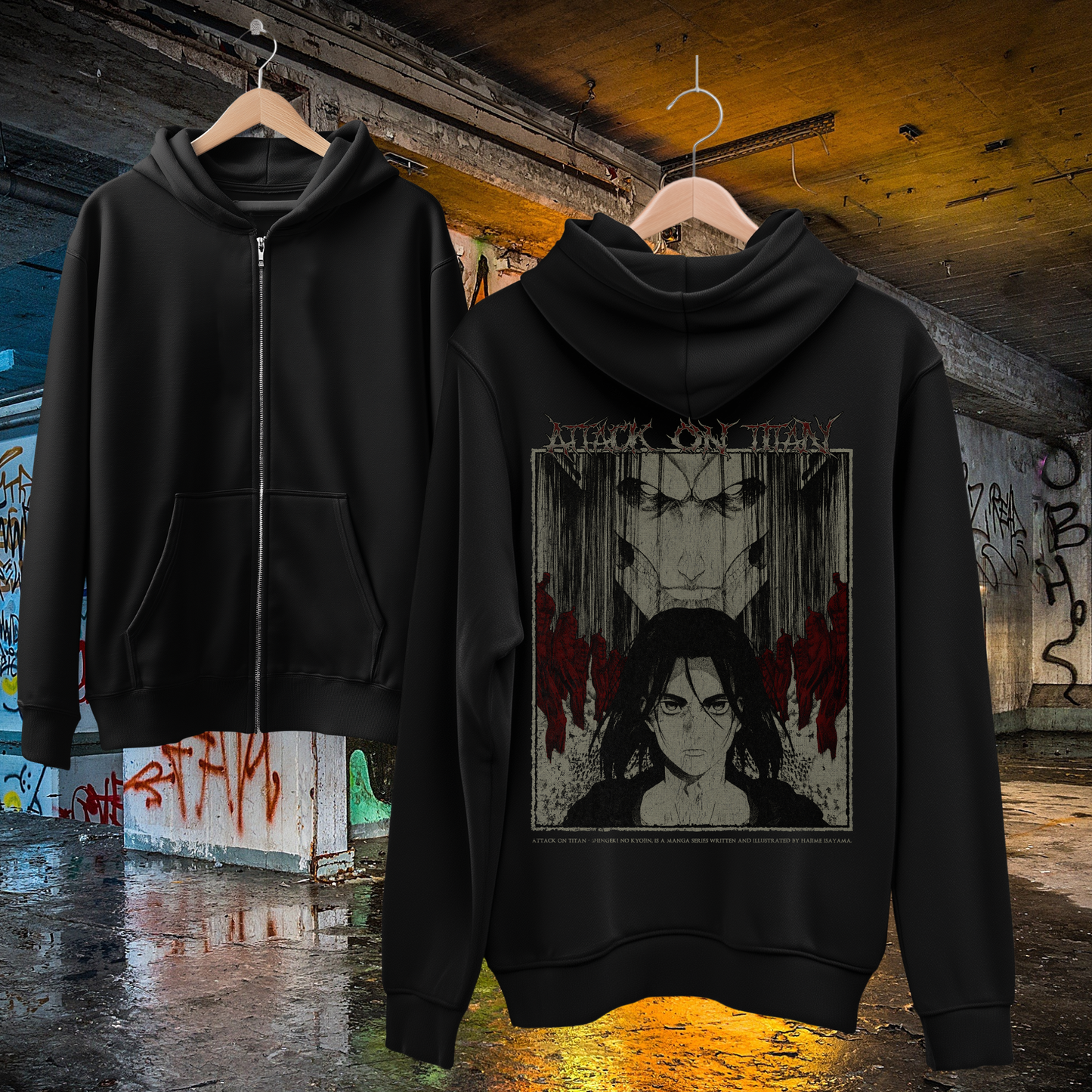 Attack on Titan Zip Up Hoodie