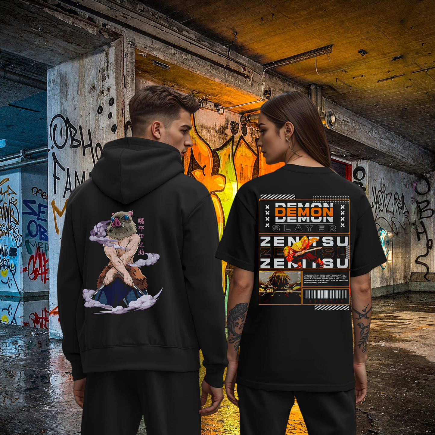 Demon Slayer Zip Up Hoodie