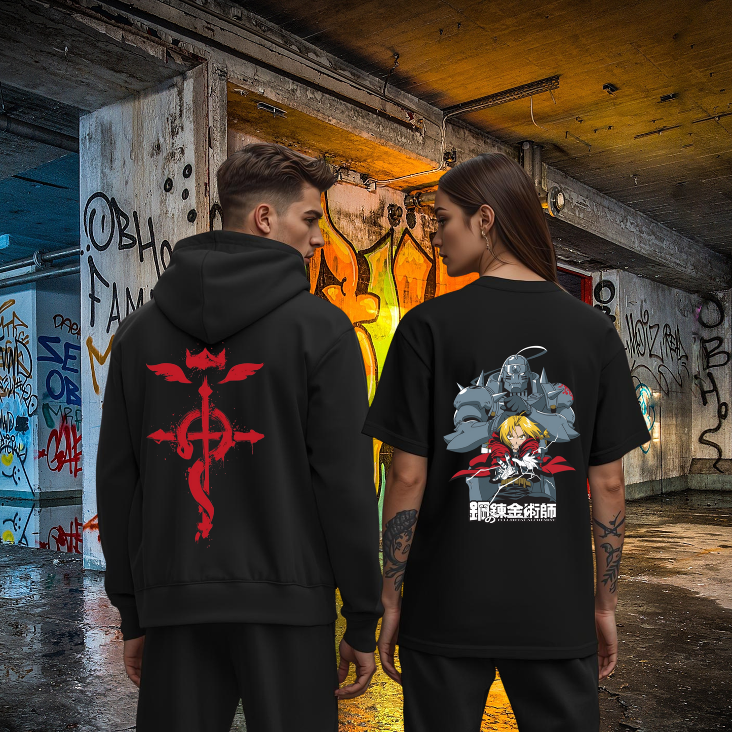 Full Metal Alchemist Zip Up Hoodie - Crest