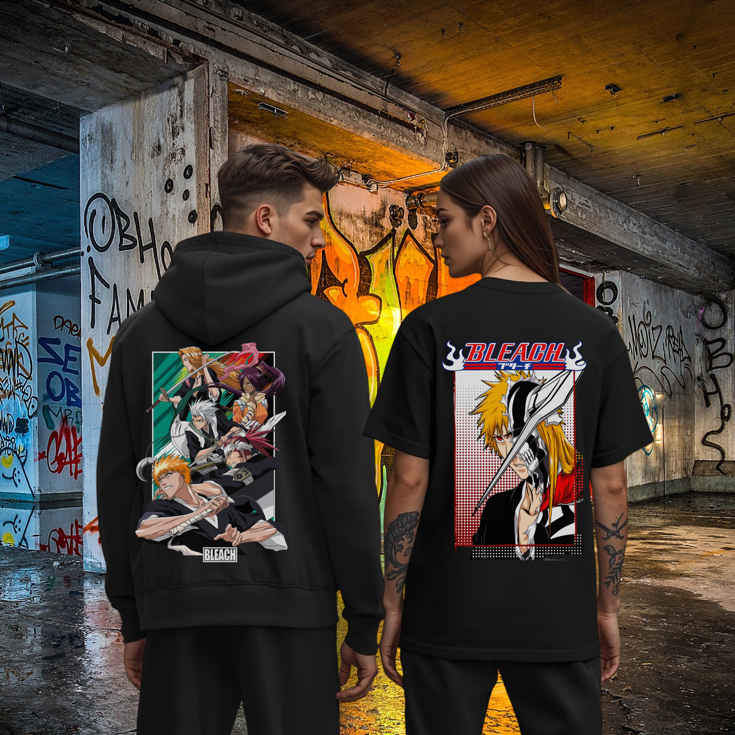 Bleach Zip Up Hoodie