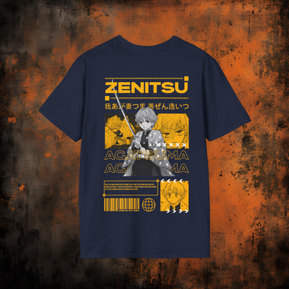 Demon Slayer - Zenitsu Agatsuma Tshirt v5 | Anime Graphic Tee