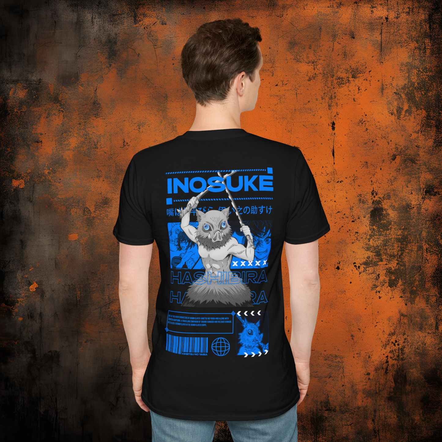 Demon Slayer - Inosuke Hashibira Tshirt | Anime Graphic Tee